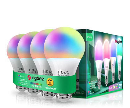 Inteligentna żarówka Nous Inteligentna żarówka P3Z E27 RGB (4-pack)